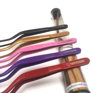 Offset chef Plating Tweezers