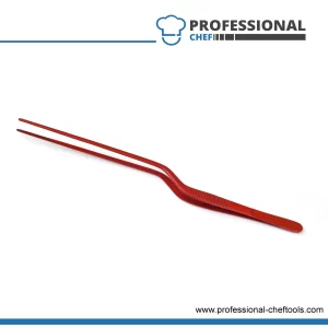 Chef plating Tweezer Red